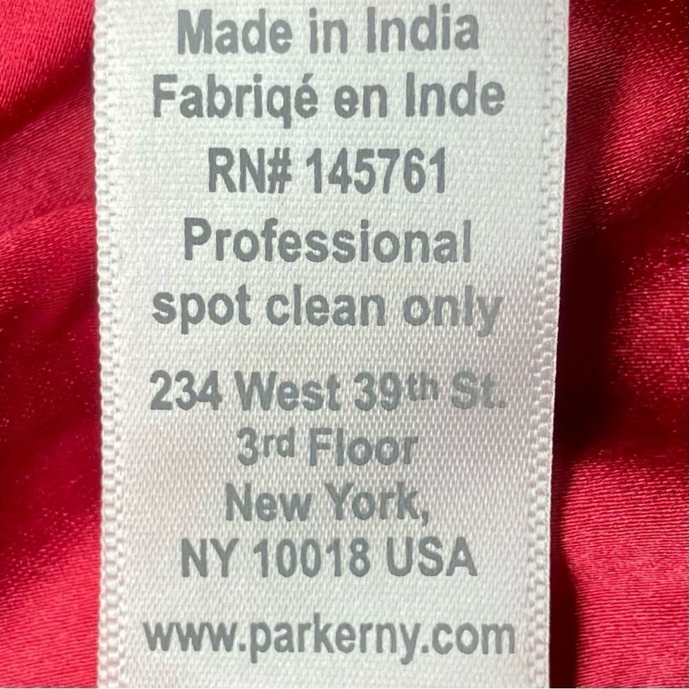 Parker Black Serena Sequined Silk Dress In Burgundy Women’s 4 — image 8 of 8